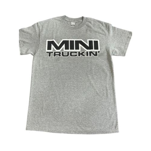 Mini Truckin' The Legend Lives On - Grey Shirt - Block Style